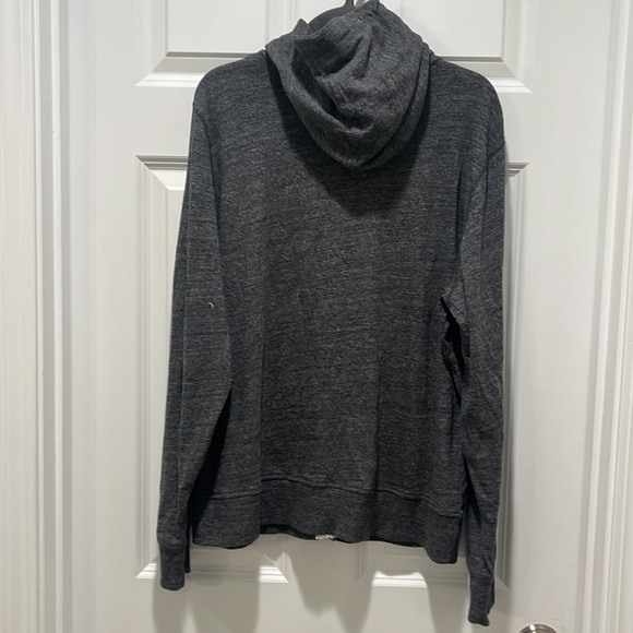 NWT Hoodie Jacket Full Zip heather Charcoal Gray Women’s Size XL unisex - Picture 4 of 6